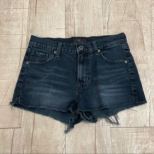 Lucky Brand cutoff Jean shorts high rise shorty